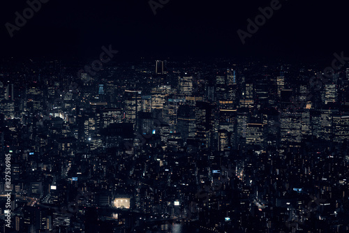 Wallpaper Mural Tokyo city by night Torontodigital.ca