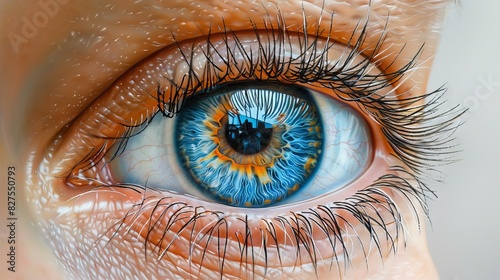 Describe how vision works and how the human eye functions photo