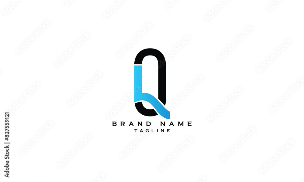 LQ, QL, Abstract initial monogram letter alphabet logo design LQ, QL, Abstract initial monogram letter alphabet logo design