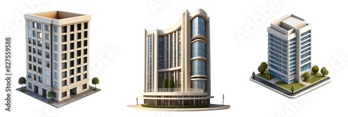 building isolated on transparent background © RahulRoy