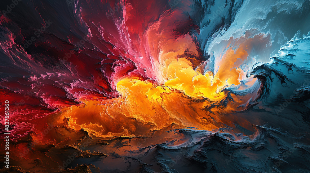 Artistry of Brush Stroke Flutter Multi-colored Liquid Paint Abstract Liquid Paint Background Artistry of Brush Stroke Flutter Multi-colored Liquid Paint Abstract Liquid Paint Background