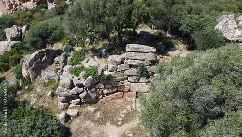 tomb of the giants barrancu mannu santadi south sardinia photo