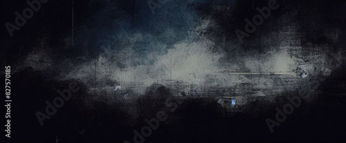 Panel kuchenny z motywem abstract grunge dark navy blue background rough decorative textured pained backdrop graphic design banner arts poster