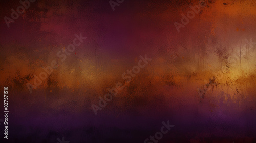 dark orange, brown, and purple background