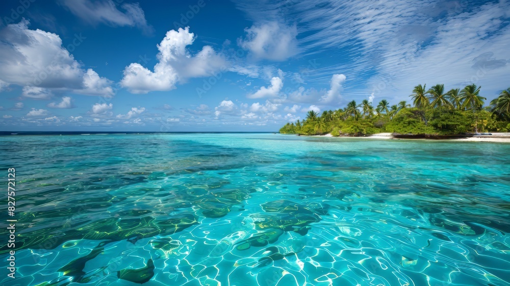 Tropical blue water Tropical blue water