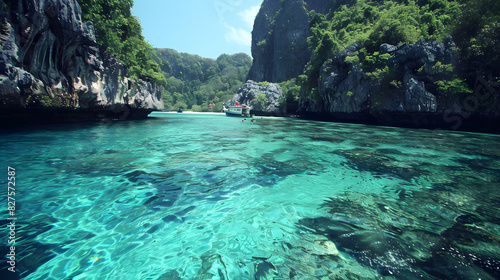 phi phi, a famous place in Thailand.