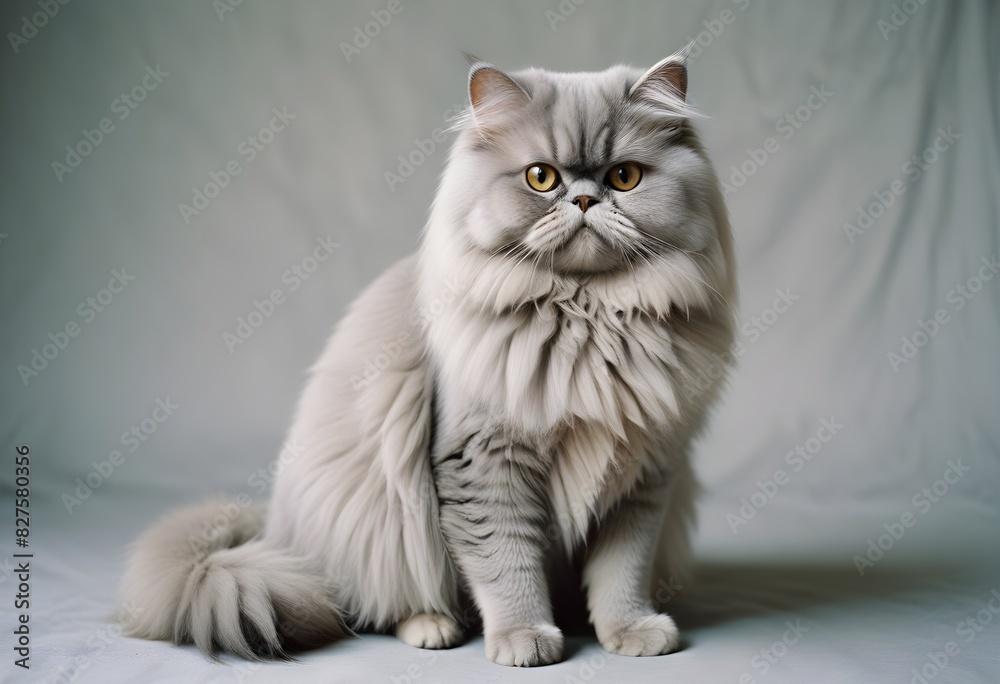 Fototapeta premium Persian gray cat