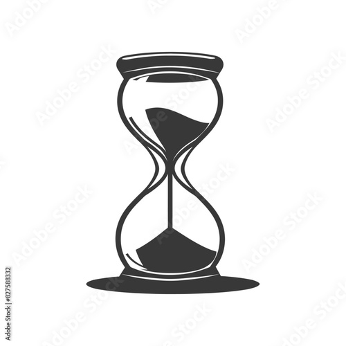 Silhouette hourglass black color only