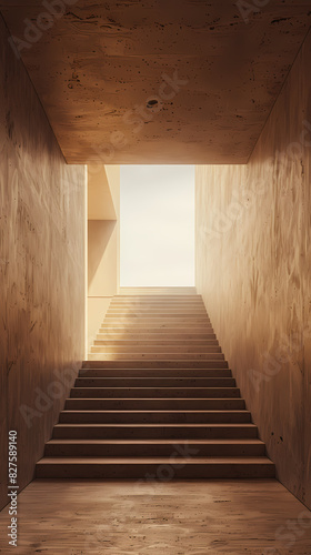 3D rendering of stairs