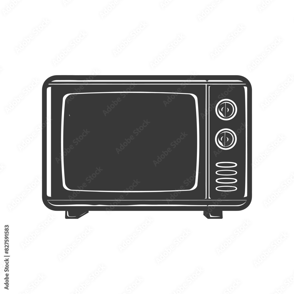 Silhouette microwave black color only Silhouette microwave black color only