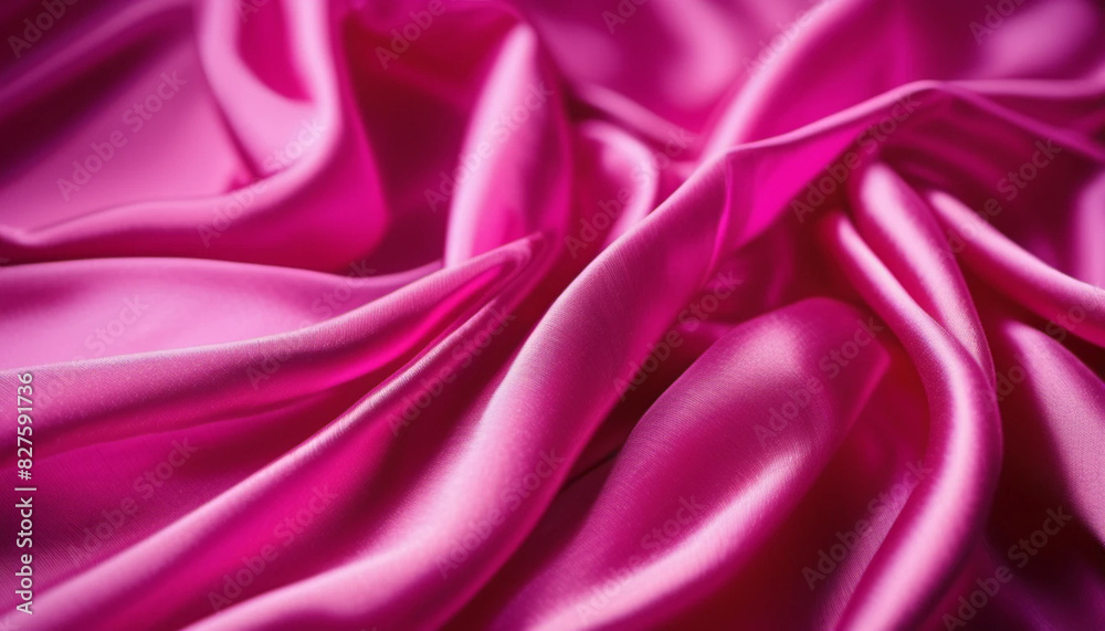 Close up of pink draped silk as a background. Close up of pink draped silk as a background.