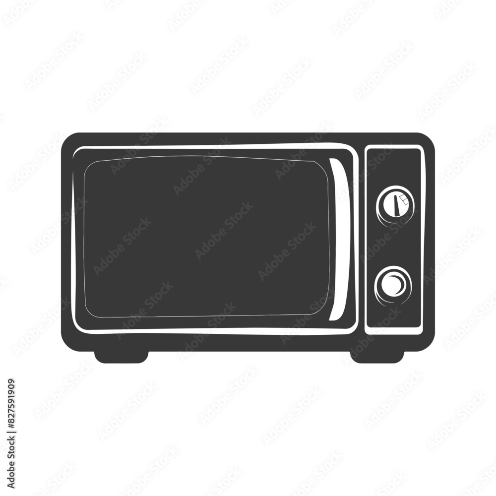 Silhouette microwave black color only Silhouette microwave black color only