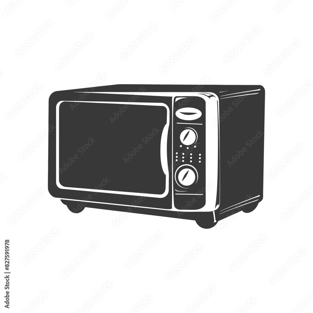 Silhouette microwave black color only Silhouette microwave black color only