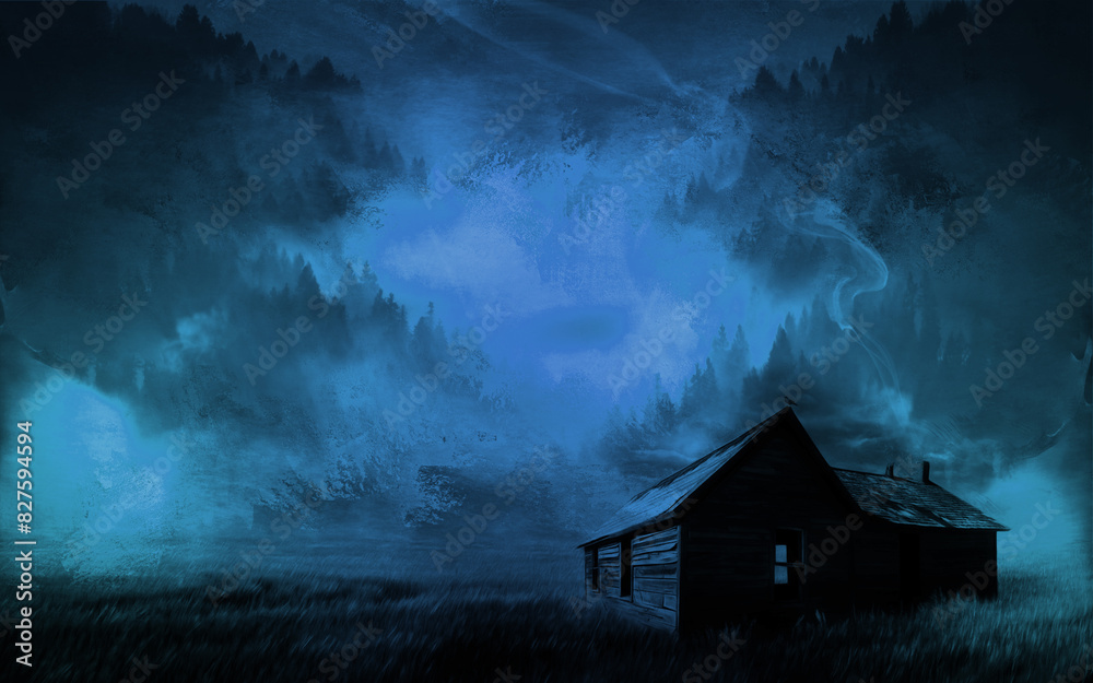 Hütte im Wald #080541B.41D