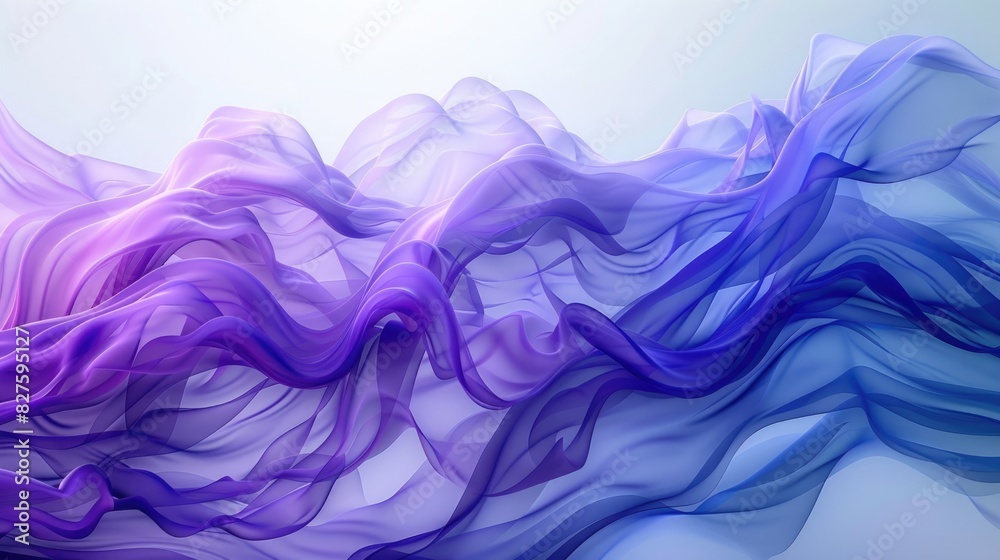 a flowing silk cloth with a gradient of purple and blue background a flowing silk cloth with a gradient of purple and blue background