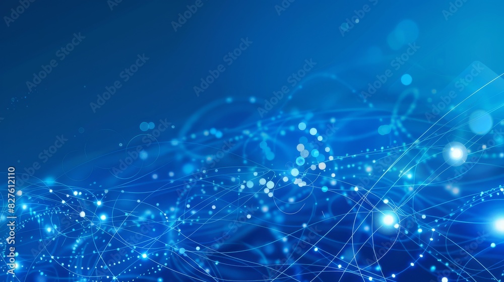 Energy blue background. Technological background for design on the topic of artificial intelligence, neural networks, big data. Copy space Energy blue background. Technological background for design on the topic of artificial intelligence, neural networks, big data. Copy space
