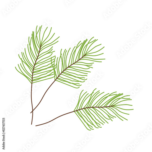 Pine-leaf-decoration