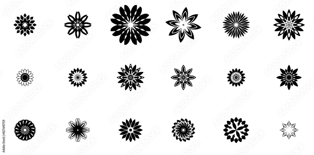 Mega Set Of Vector Flower Icons Web Header Banner Design Containing Plant,Leaf,Flower-Pattern,Sunflower,Flower Vector Icons Illustration Collection Mega Set Of Vector Flower Icons Web Header Banner Design Containing Plant,Leaf,Flower-Pattern,Sunflower,Flower Vector Icons Illustration Collection