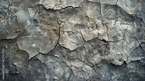 Cracked Cement Wall Texture for Background Design