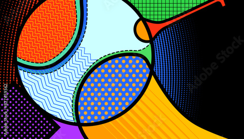 Abstract hurling background. Sports concept