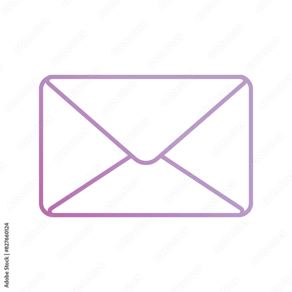 email icon with white background vector stock illustration email icon with white background vector stock illustration