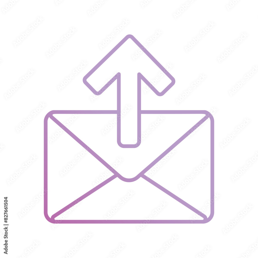 send mail icon with white background vector stock illustration send mail icon with white background vector stock illustration