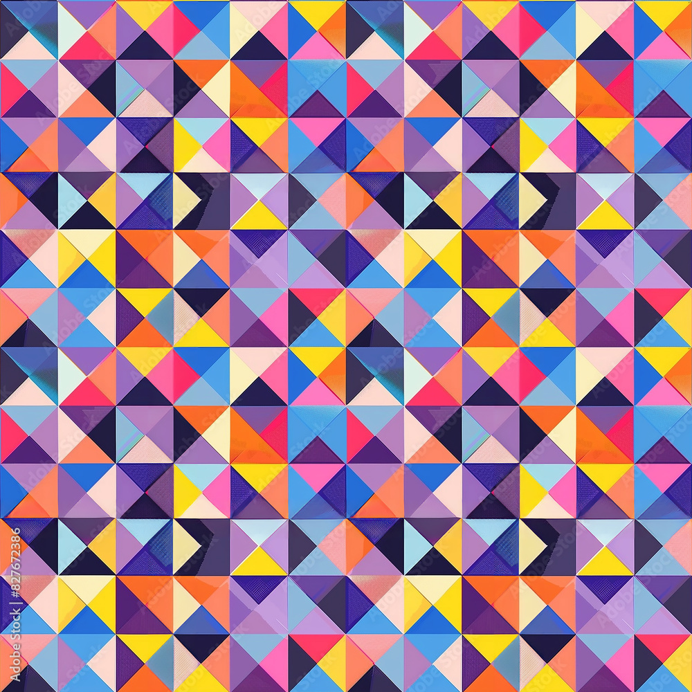 Colorful triangular seamless pattern background Colorful triangular seamless pattern background