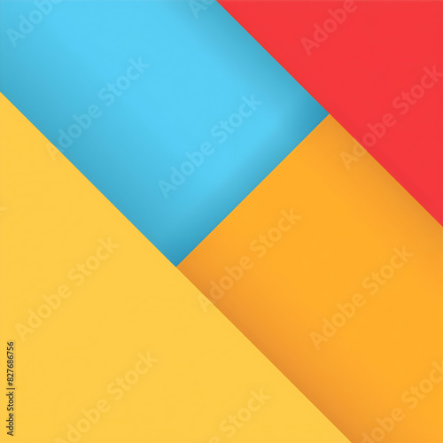 Free Download Anime style primary colours between blue, red, yellow that has been mixing on digital art concept. - GFXLoad