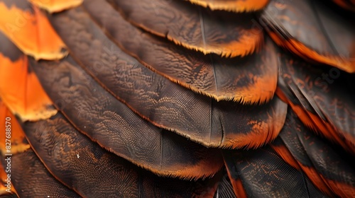 Falcon Feather Texture: Intricate Designs of Nature's Masterpiece