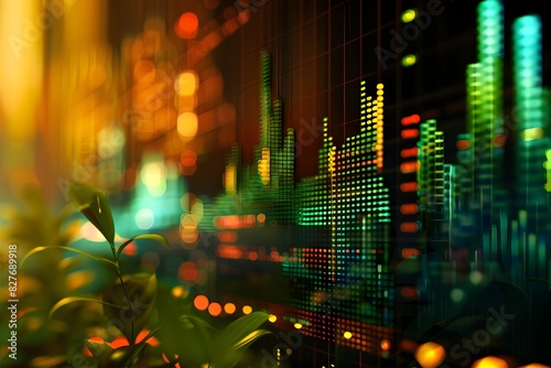 Sustainable Business Metrics: A Cinematic Panorama of ESG and Responsible Investment KPIs in Midcentury Modern Design