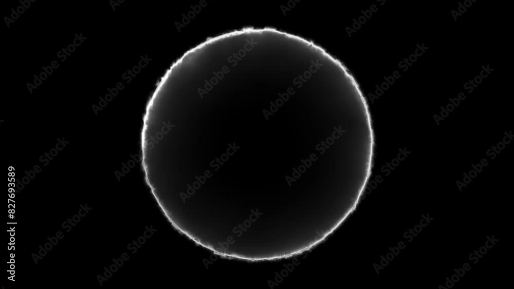abstract glow shine circle seamless loop design