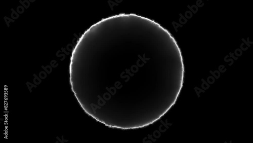 abstract glow shine circle seamless loop design photo