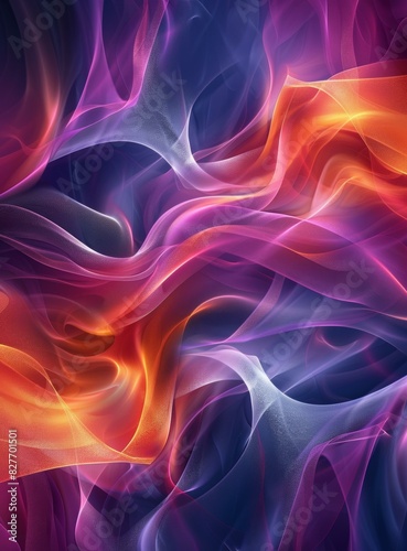 Abstract Silk Art: Colorful Texture & Design