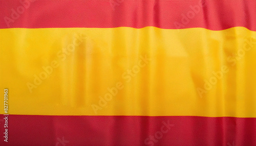 world flag pride or Olympic games or the Olympics concept of a Flag of the country Spain horizontal tri band flag of red, yellow double width and red , Isolated with colors and design photo