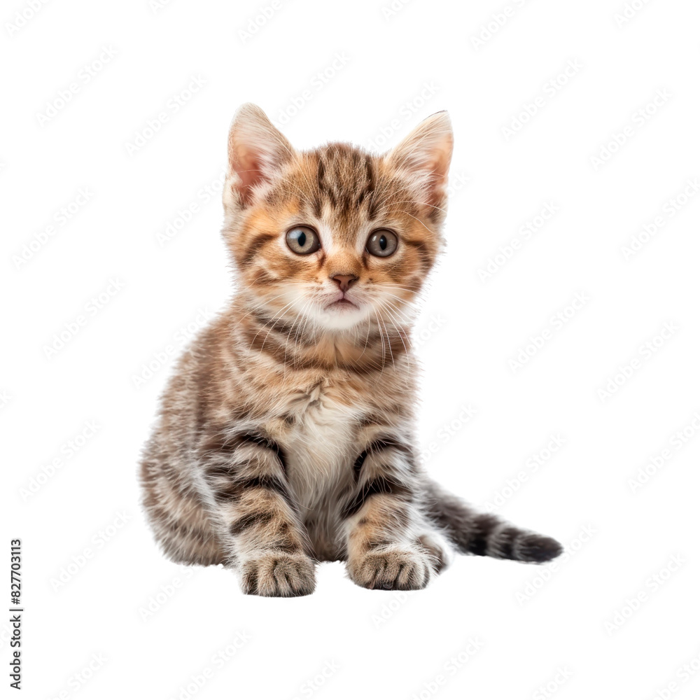 Kitten. Isolated on transparent background. Kitten. Isolated on transparent background.