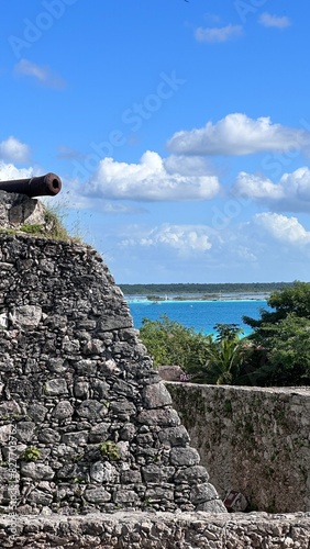 Bacalar Mexico, laguna de los 7 colores
