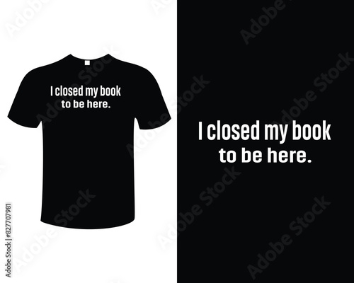 Book Reader and Book Lover Vector Illustration Typography Vintage Artwork Template