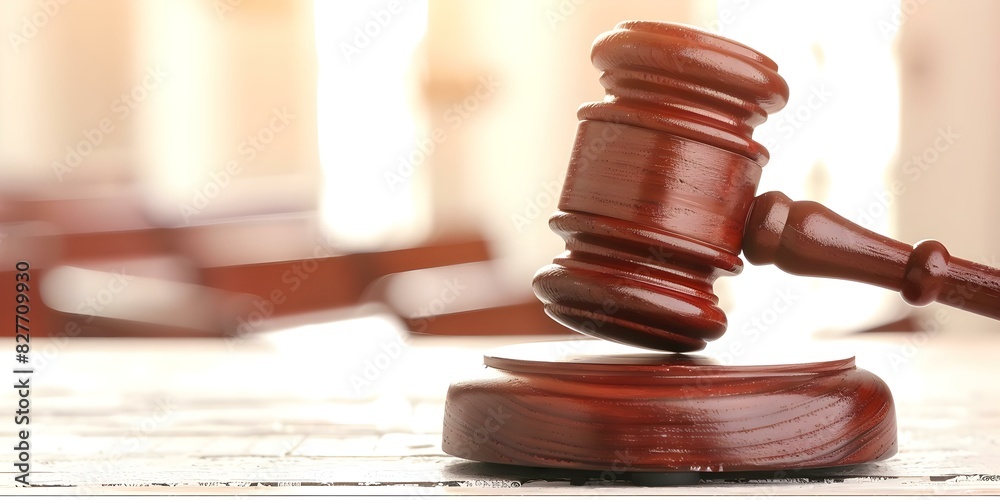 The Iconic Brown Gavel: Symbol of Justice and Authority. Concept Law and Justice, Legal System, Courtroom Symbols The Iconic Brown Gavel: Symbol of Justice and Authority. Concept Law and Justice, Legal System, Courtroom Symbols