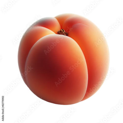 ai-generated item, rare, odd, high, a ripe, velvety peach with a fuzz covered skin and a juicy, golden interior, delivering a succul photo