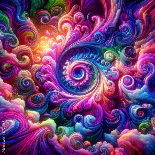   abstract background with swirls © Владимир Стеблев