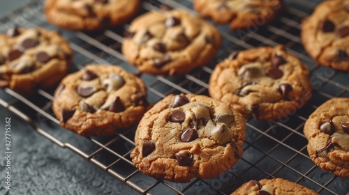The Close-up of Fresh Cookies photo