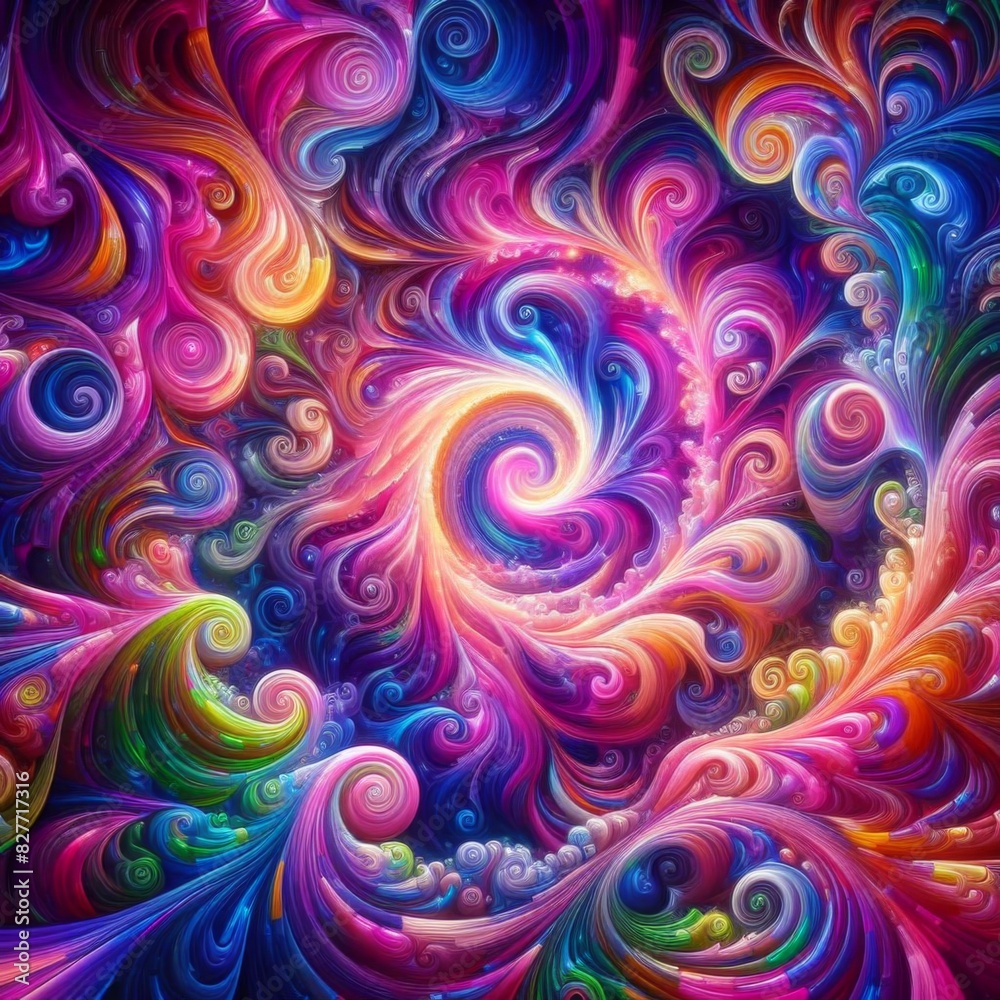 Obraz premiumabstract background with swirls