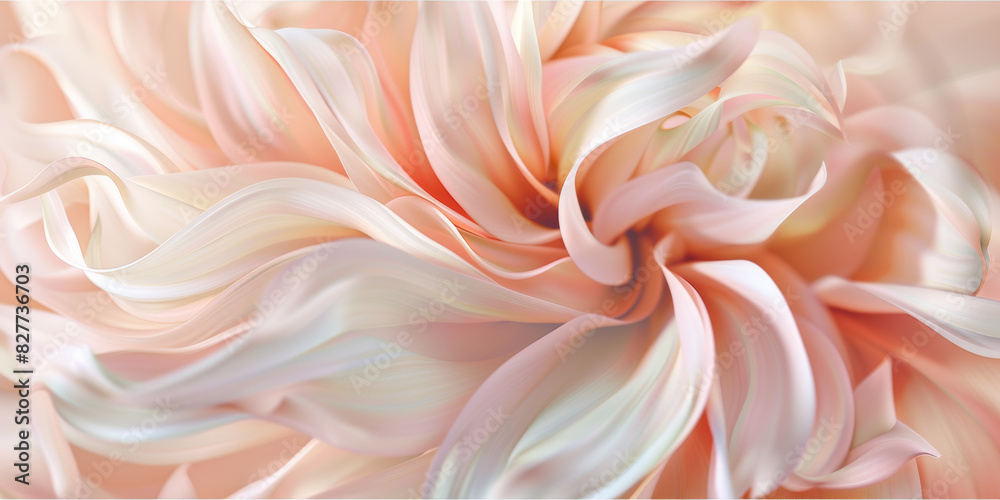 Elegant Abstract Petals in Soft Pastel Tones Delicate Floral Art with Gentle Swirls and Flowing Curves Elegant Abstract Petals in Soft Pastel Tones Delicate Floral Art with Gentle Swirls and Flowing Curves