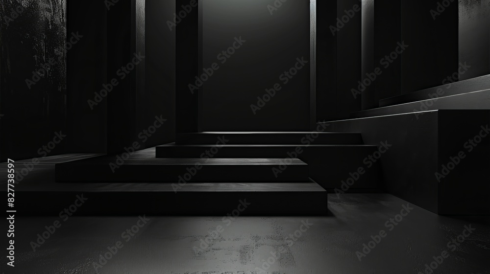 Black product background