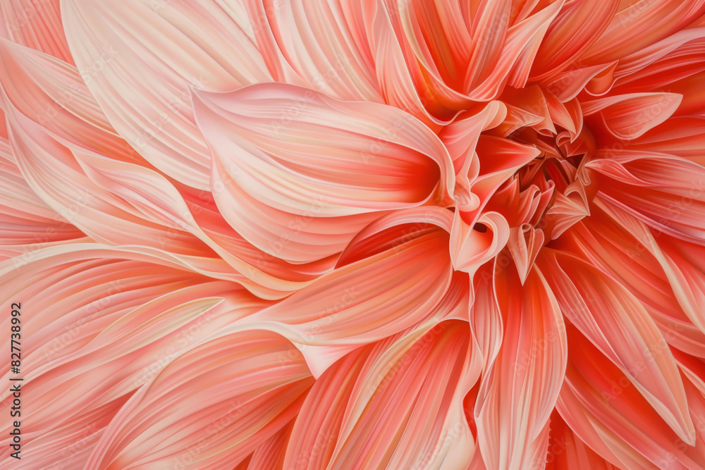 Close Up of Radiant Pink Dahlia Flower Petals in Full Bloom Vibrant Floral Pattern Close Up of Radiant Pink Dahlia Flower Petals in Full Bloom Vibrant Floral Pattern