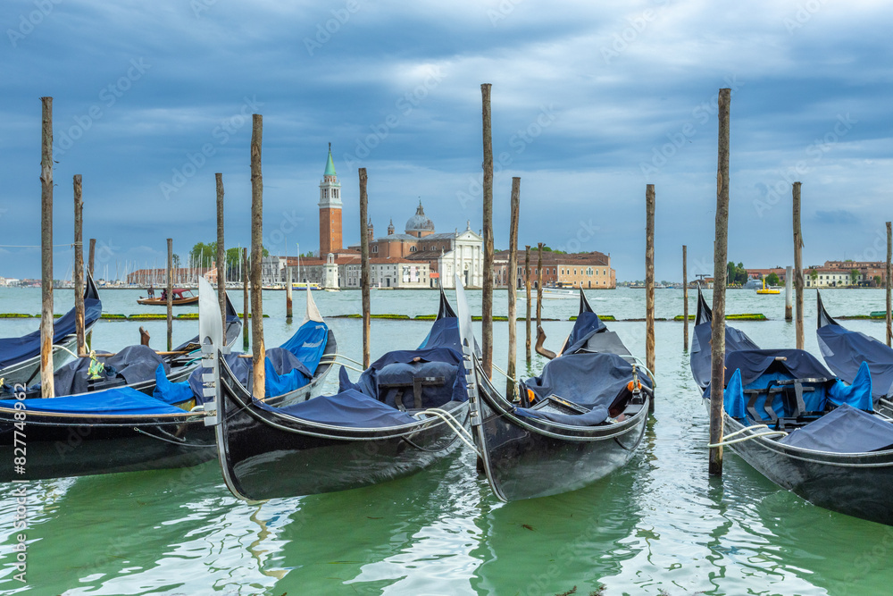 Gondolas in Venice, Italy