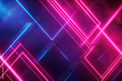 Futuristic colorful abstract background with glowing lines