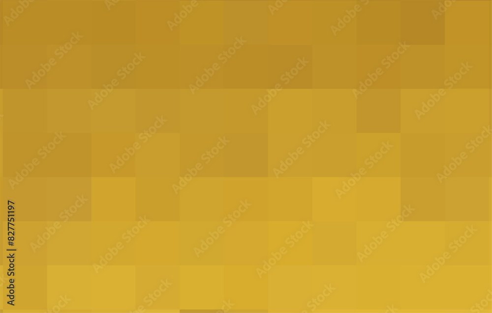Gradient yellow background. Geometric texture from yellow squares for publication, design, poster, calendar, post, screensaver, wallpaper, postcard, cover, banner, website. Vector illustration