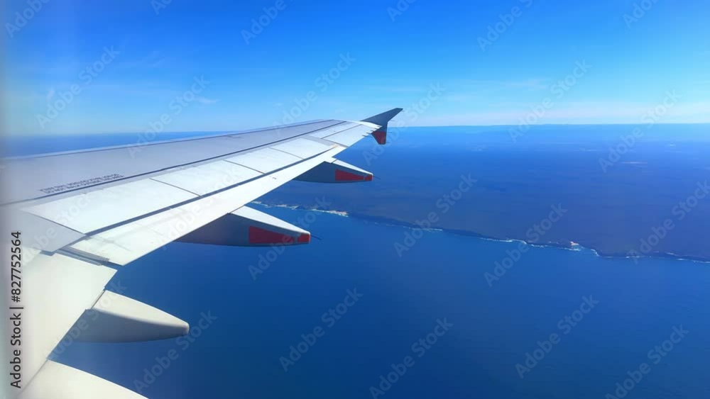 Flying over Sydney NSW airport heading to Melbourne Victoria VIC Australia early winner morning sunrise on the horizon Flying over Sydney NSW airport heading to Melbourne Victoria VIC Australia early winner morning sunrise on the horizon
