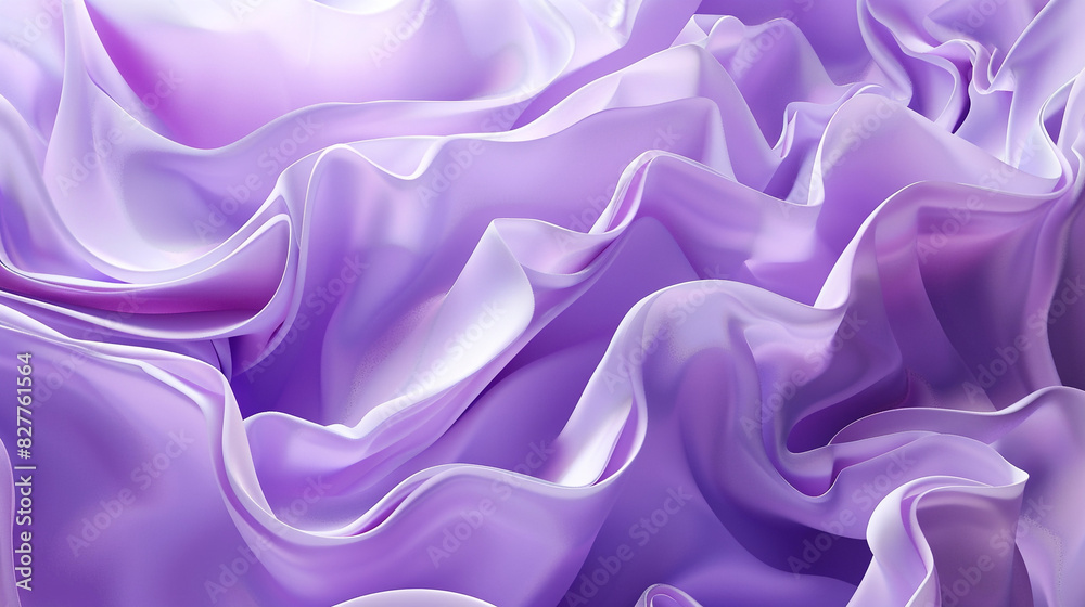Obraz premium Purple 3D Soft Shapes form a Colorful abstract wallpaper